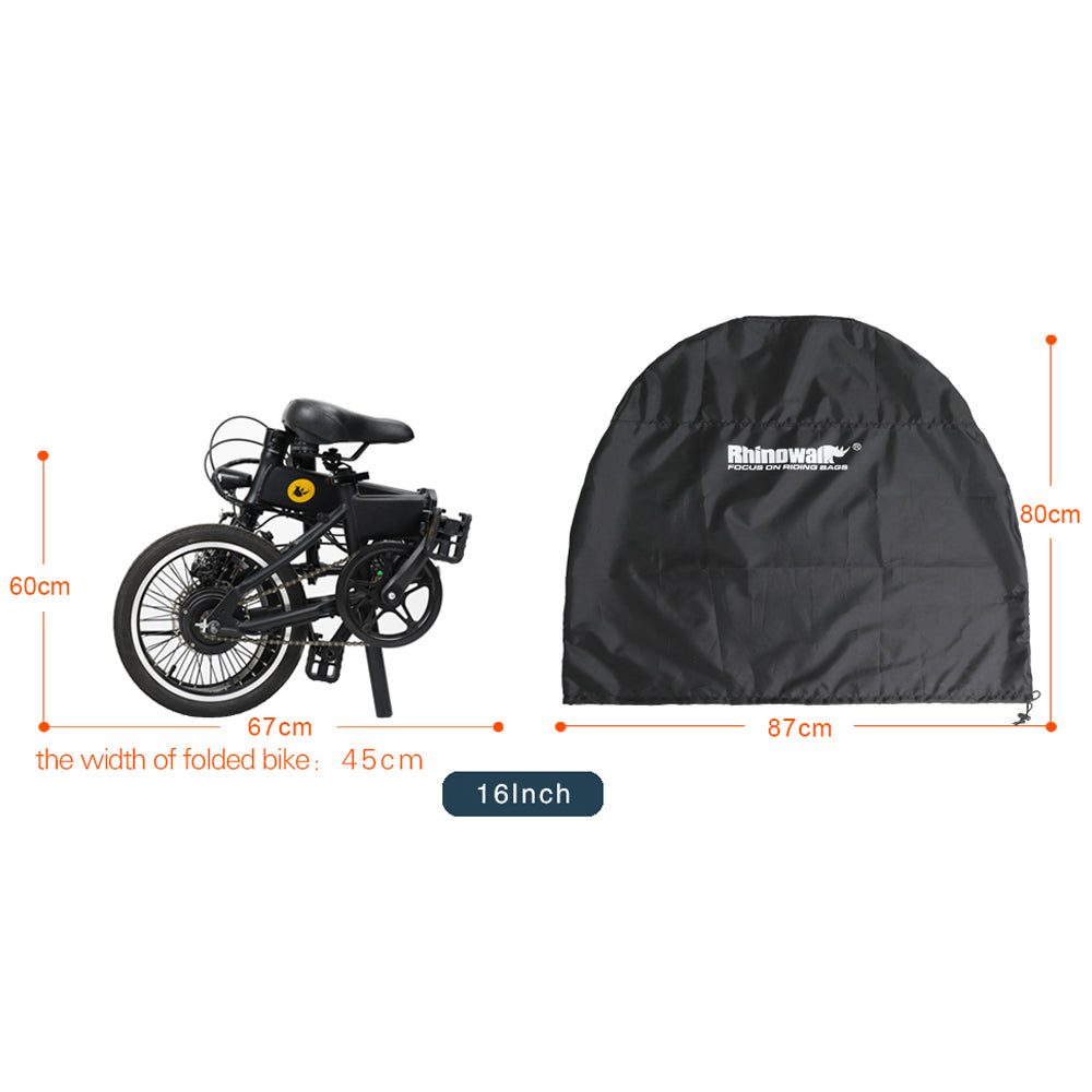 RHINOWALK RF162 Bicycle Folding Carry Bag Pouch for 14-16 inch Bike Transport Bag RHINOWALK RF162 Bicycle Folding Carry Bag Pouch for 14-16 inch Bike Transport Bag